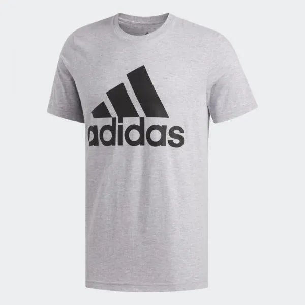 adidas - Men - Badge of Sport Tee - Grey/Black