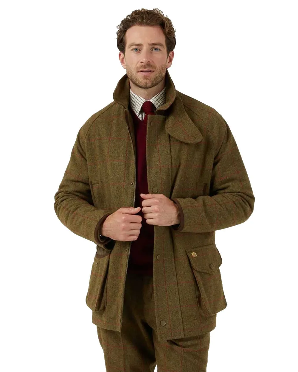 Alan Paine Combrook Tweed Waterproof Coat