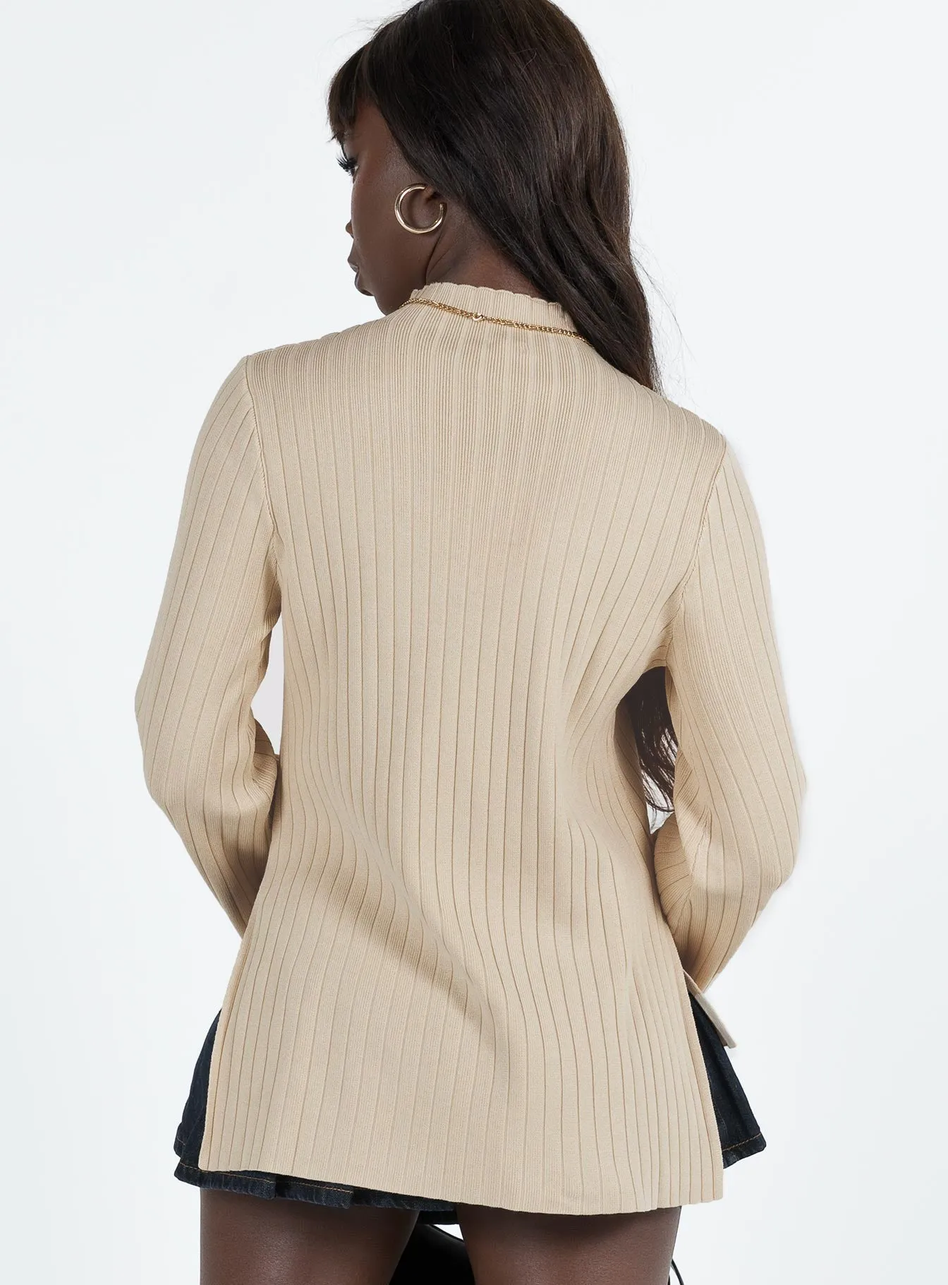 Allen Ribbed Sweater Cream