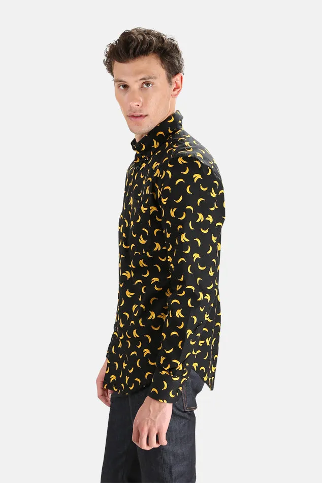 Banana Print Naked & Famous Easy Shirt