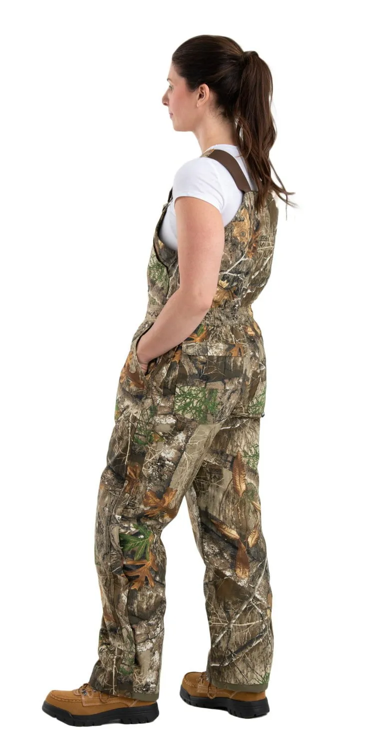 Berne Realtree Edge 100% Cotton Womens Softstone Insulated Bib Overall