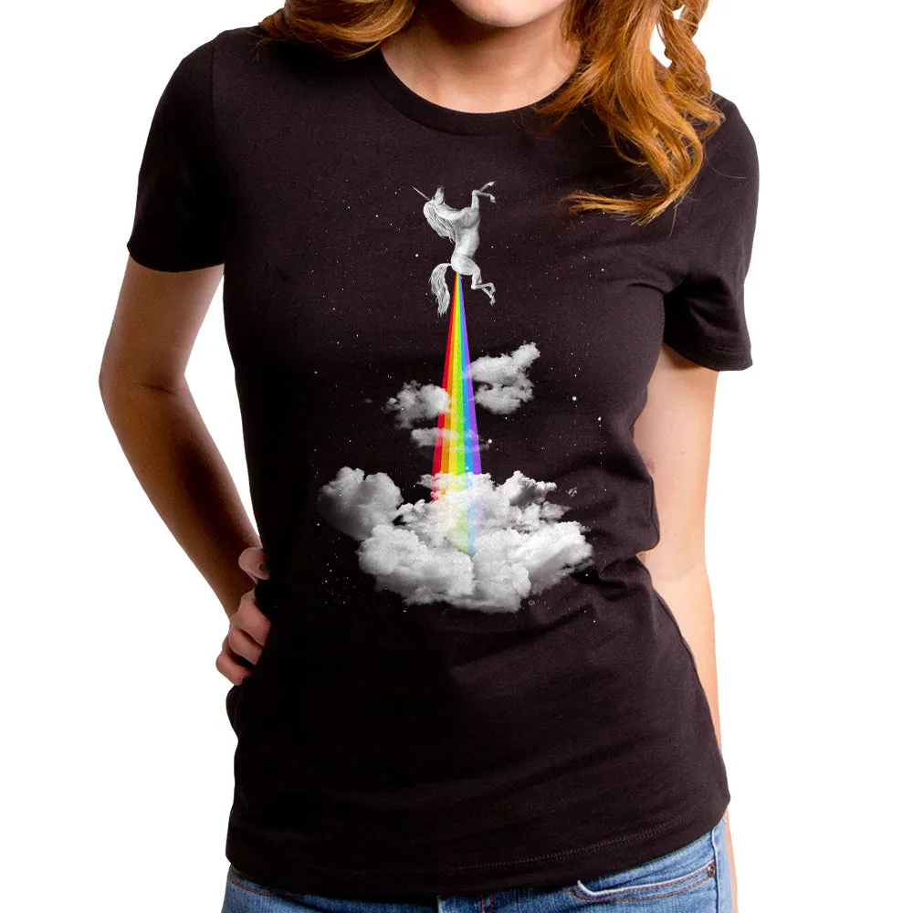 Blast Off Unicorn Women's T-Shirt