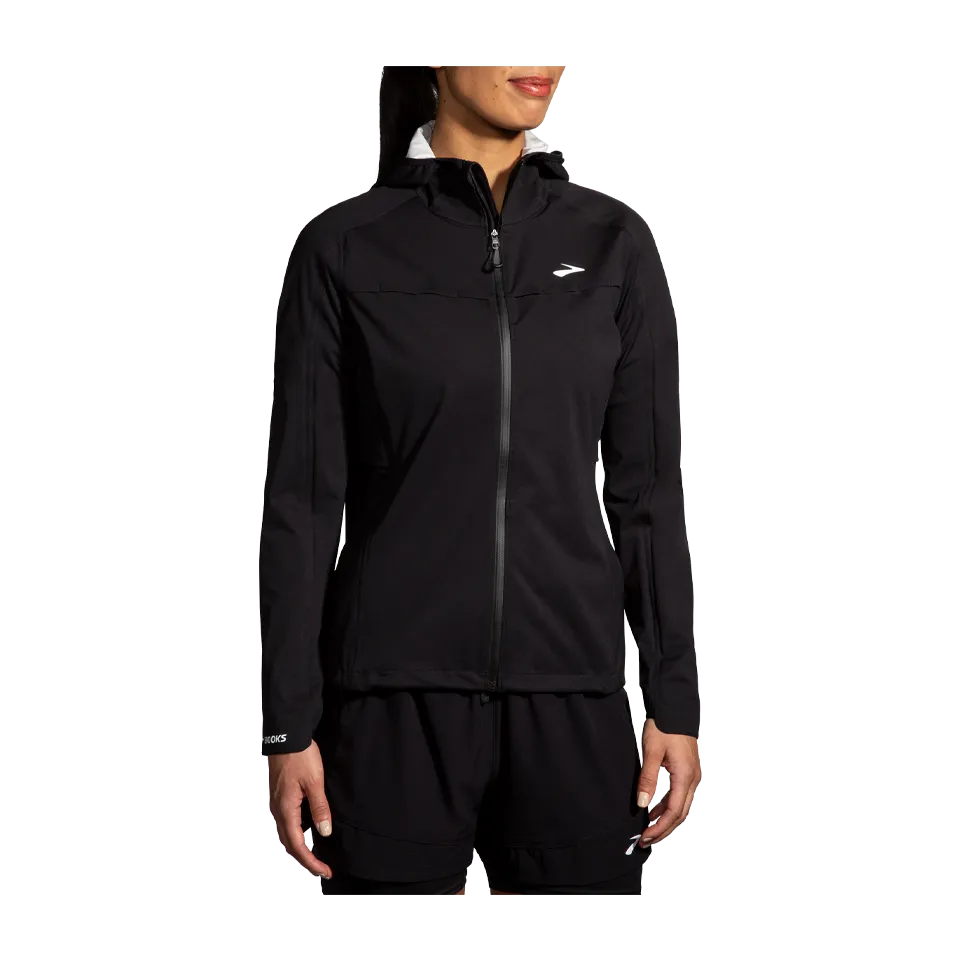 Brooks Women's High Point Waterproof Jacket Black