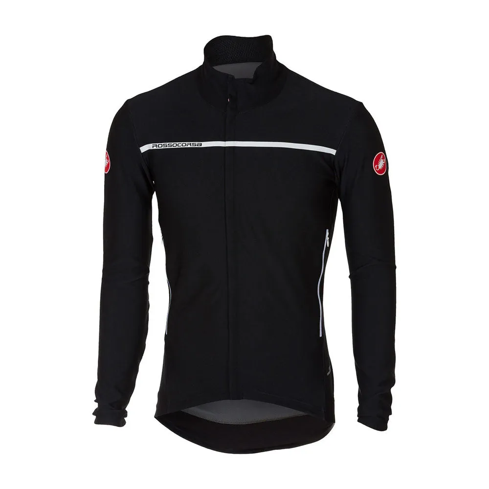 Castelli Mens Perfetto Long Sleeve Jacket - Light Black