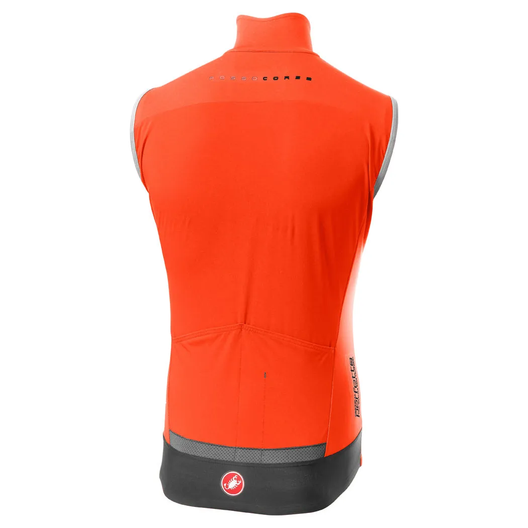 Castelli Mens Perfetto RoS Cycling Vest - Orange