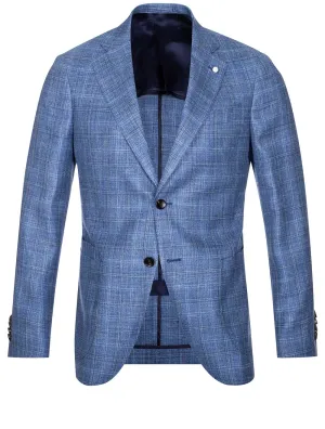 Check Jacket Blue