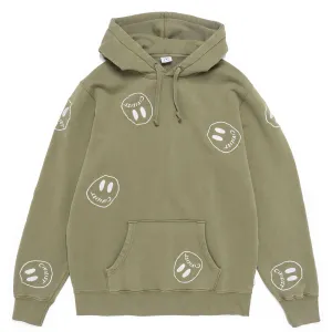 Civilist - Allover Smile Hood (Olive)