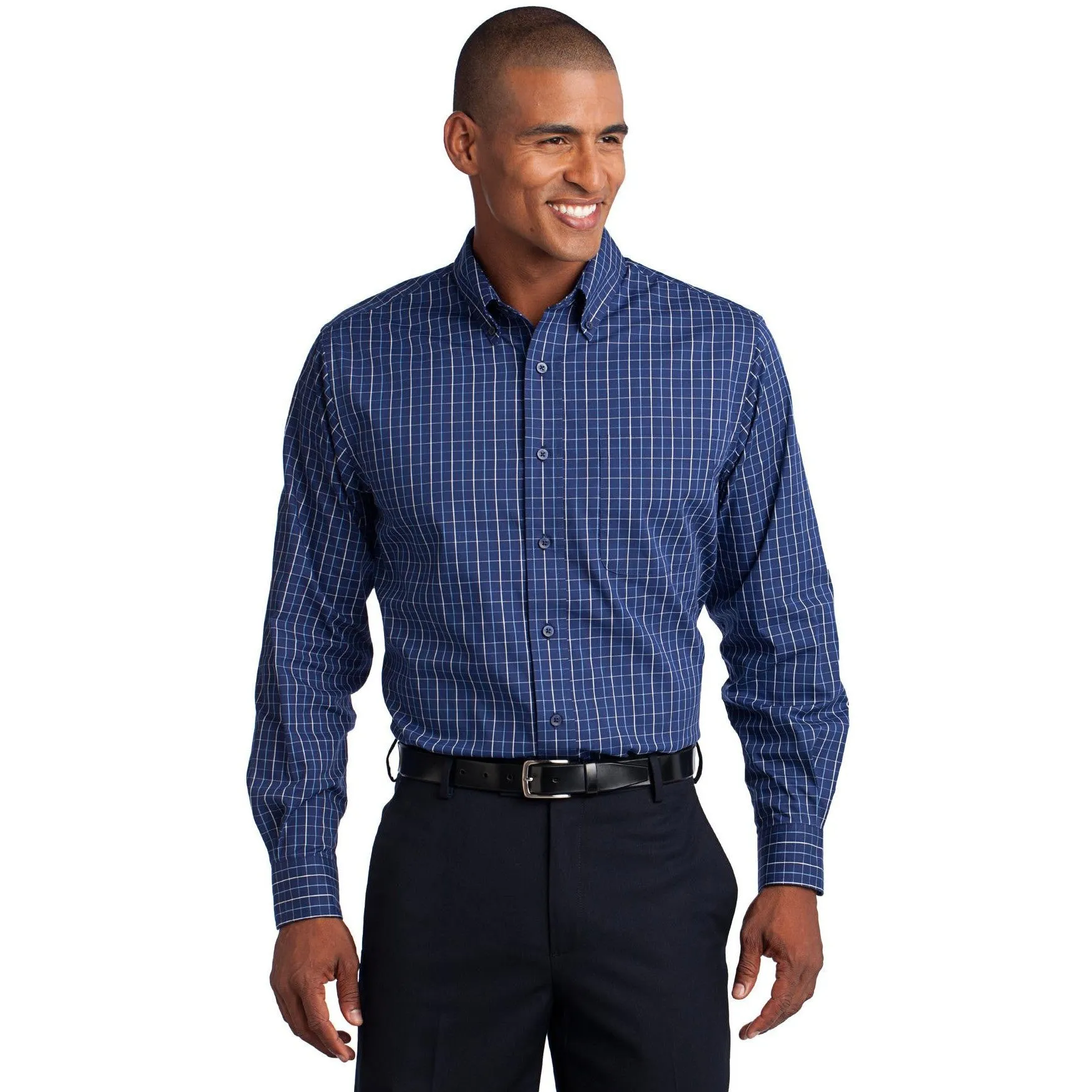 CLOSEOUT - Port Authority Tattersall Easy Care Shirt