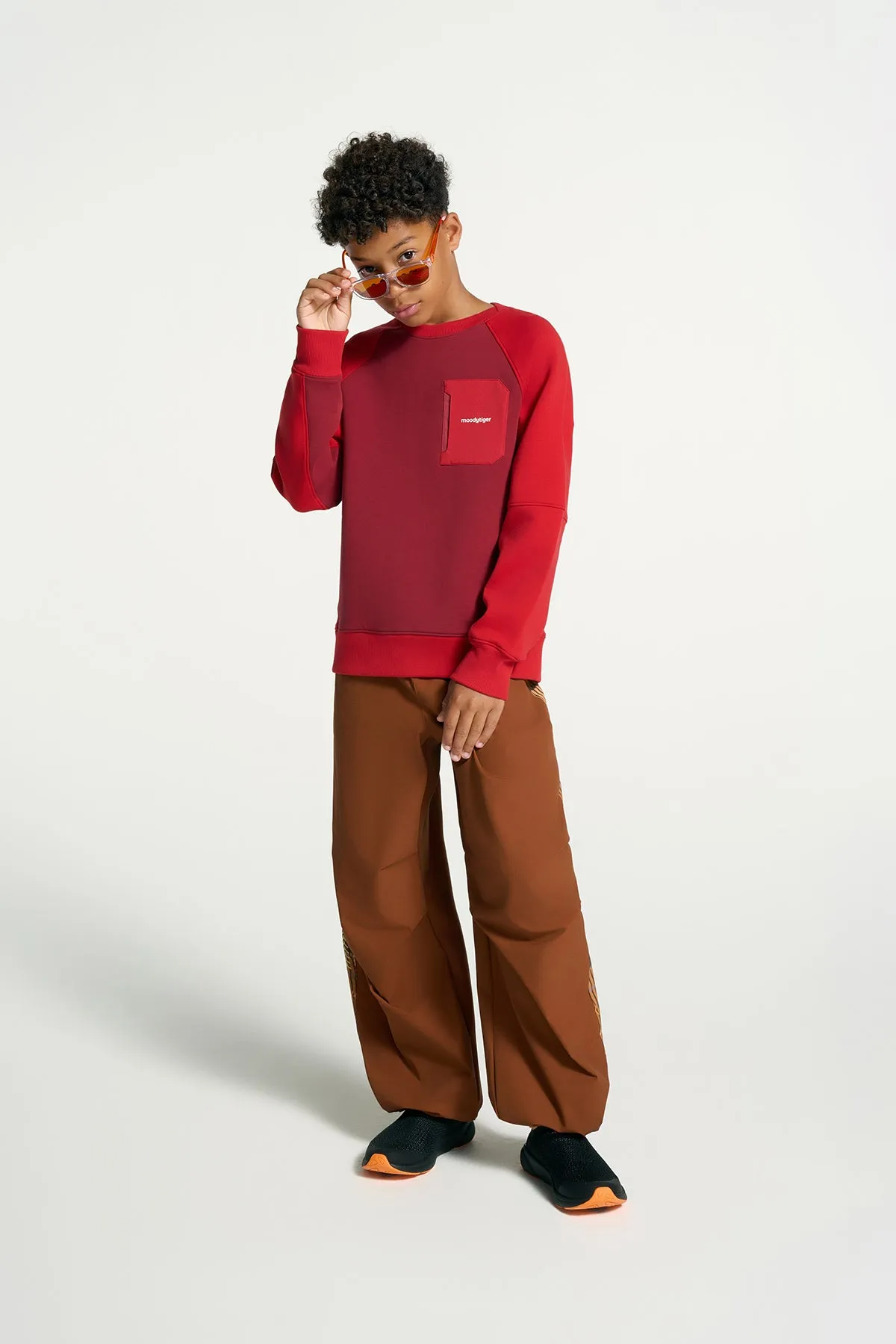 Colour Blocking Neoprene Pullover