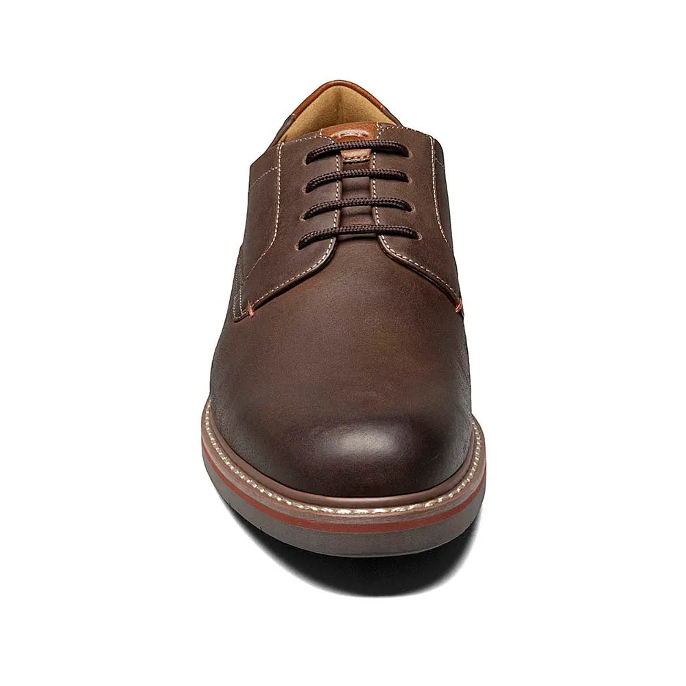 FLORSHEIM Men's Norwalk Plain Toe Crazy Brown Oxford Shoe