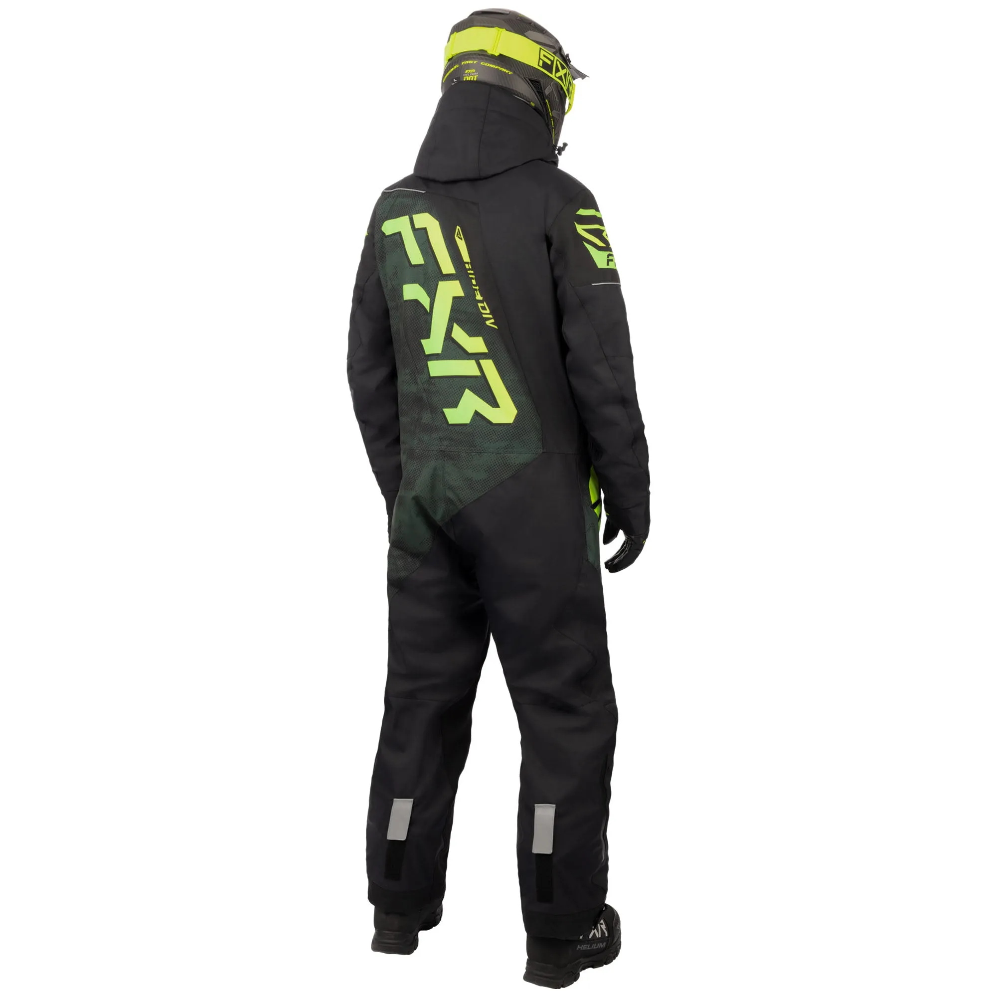 FXR CX F.A.S.T. Insulated Snowmobile Monosuit Army Haze/Glowstick