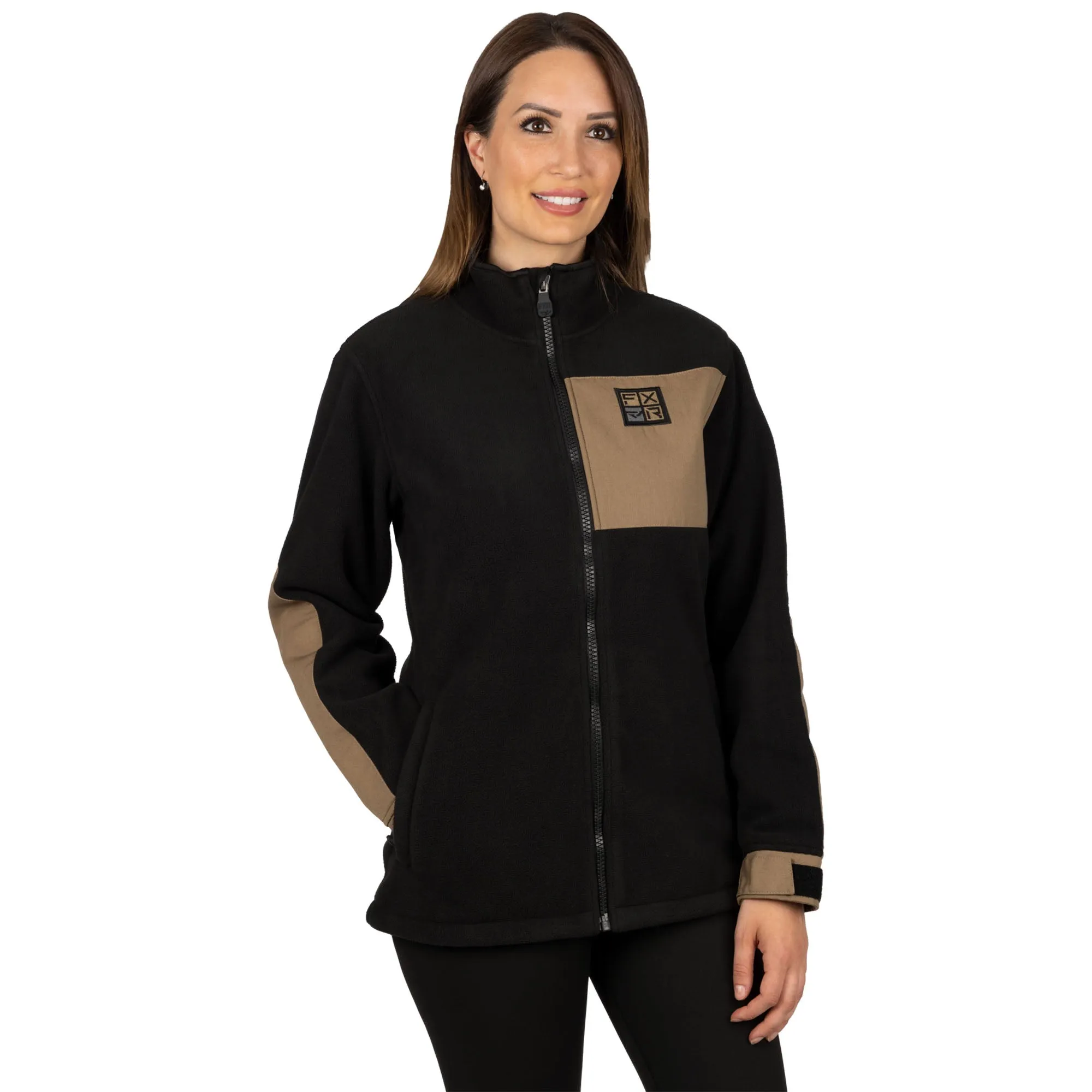 FXR Grind Fleece Jacket Black/Canvas