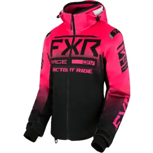 FXR  Womens RRX Snowmobile Jacket Waterproof Thermal Dry Breathable Black Fuchsia