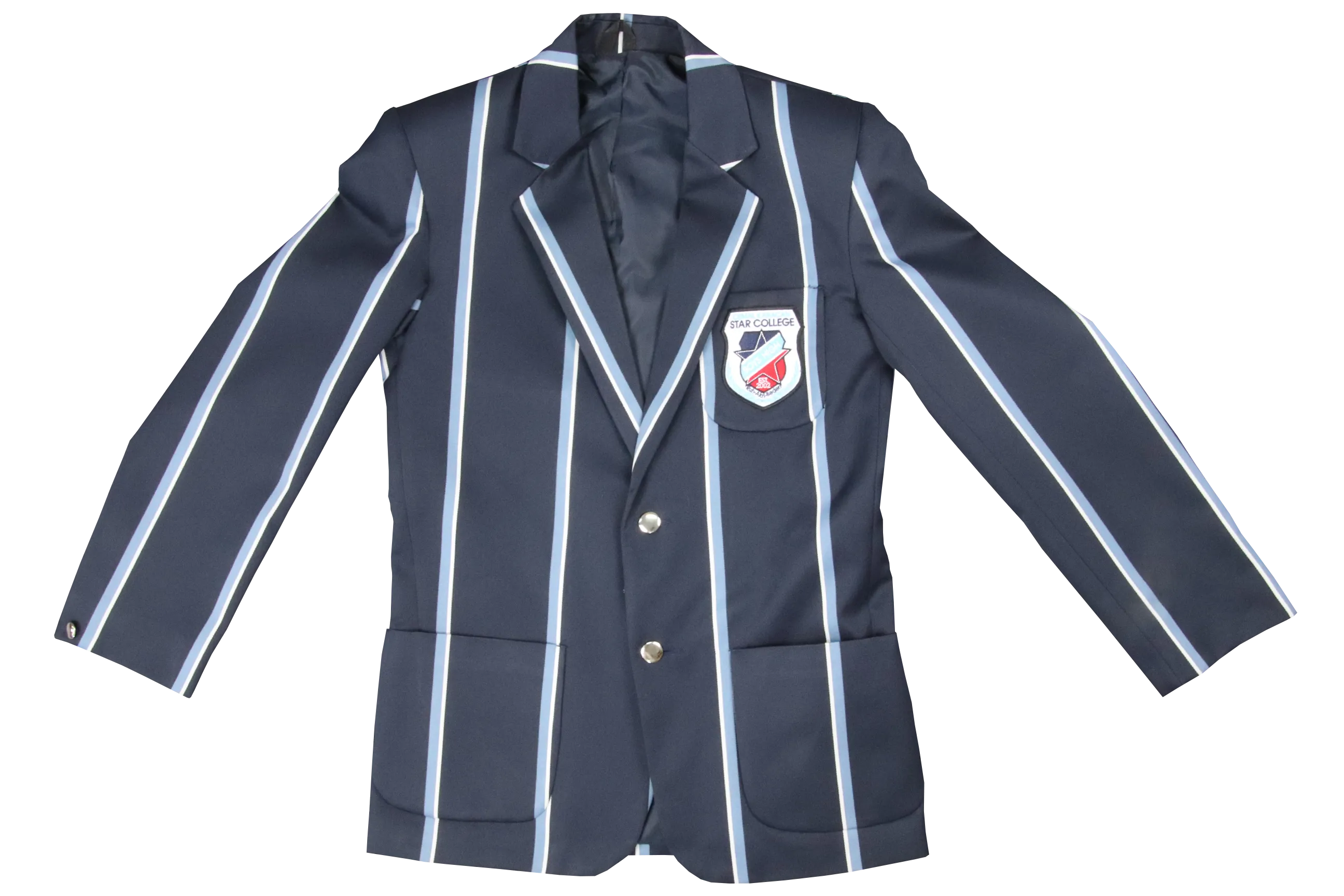 Gents Striped Emb Blazer - Star College