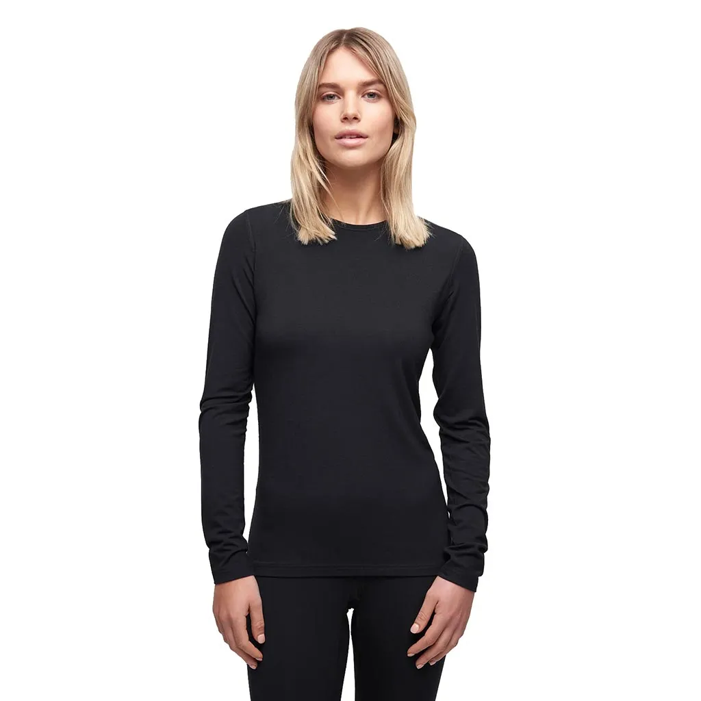 Le Bent Womens Core Lightweight Crew - Black