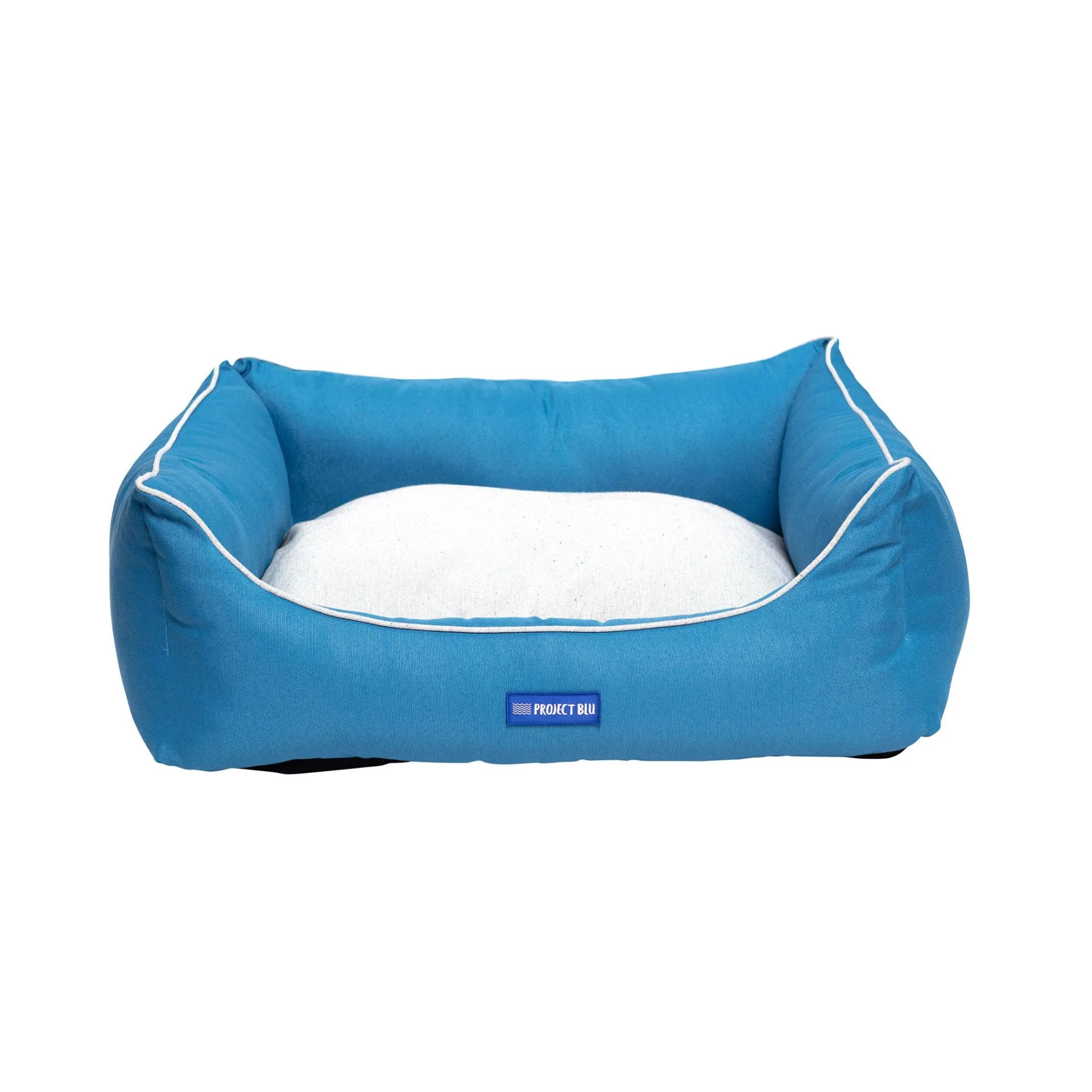 Marlin Eco-Fabric Bolster Dog Bed - Stylish and Eco-friendly