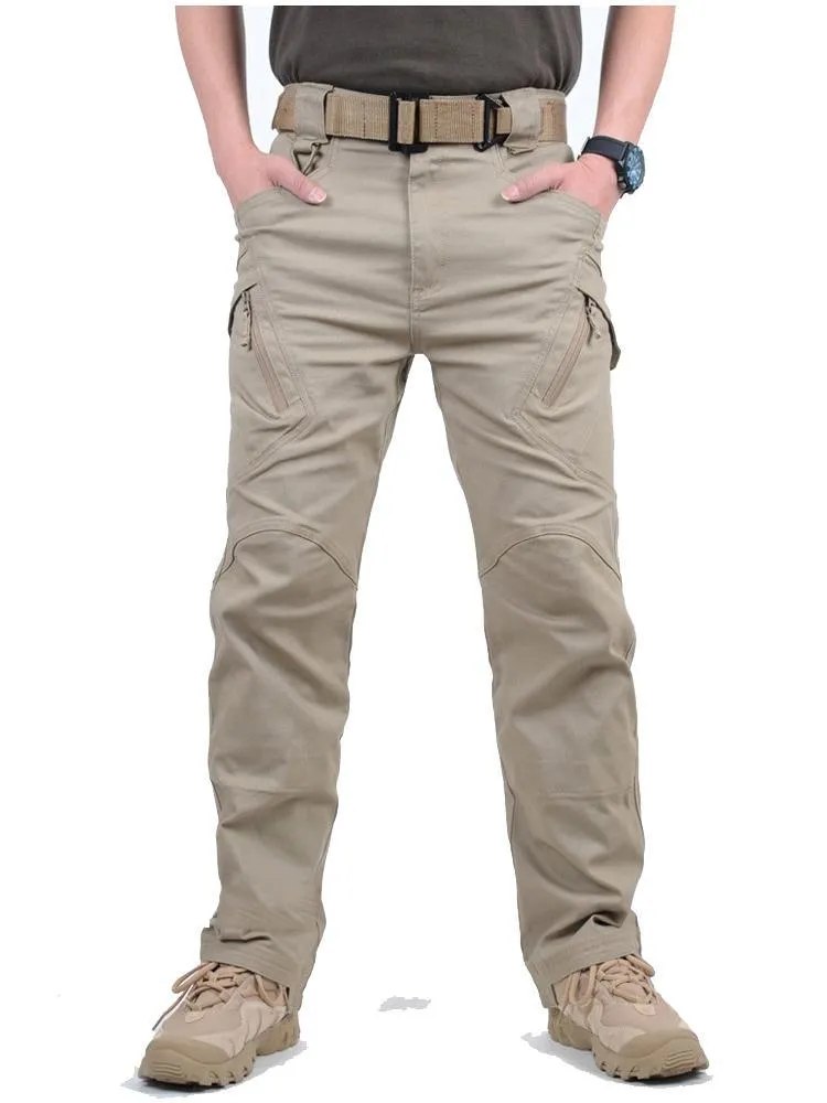 Men City Tactical Cargo Pants Combat  Army Military Pants Cotton Many Pockets Stretch Flexible Man Casual Trousers