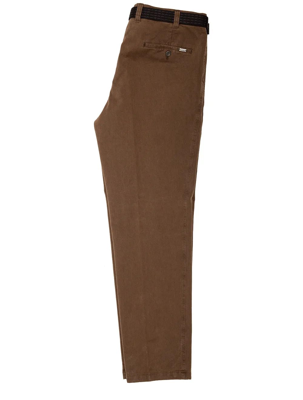 Mens Classic Cotton Trousers Tan