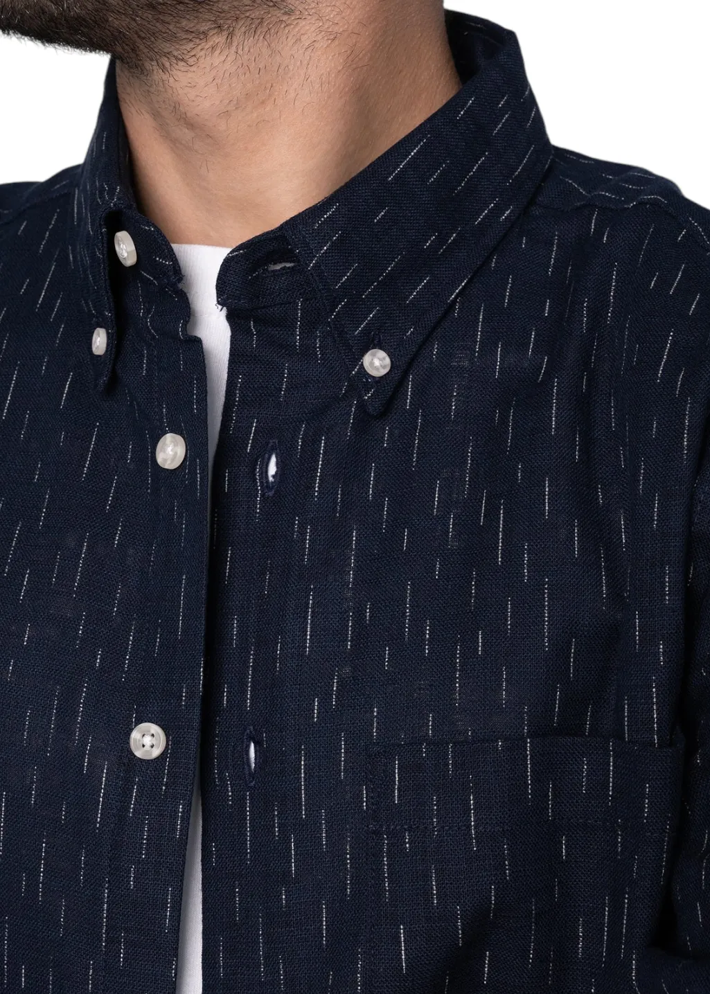 Naked & Famous Denim - Easy Shirt - Kimono Print - Rain