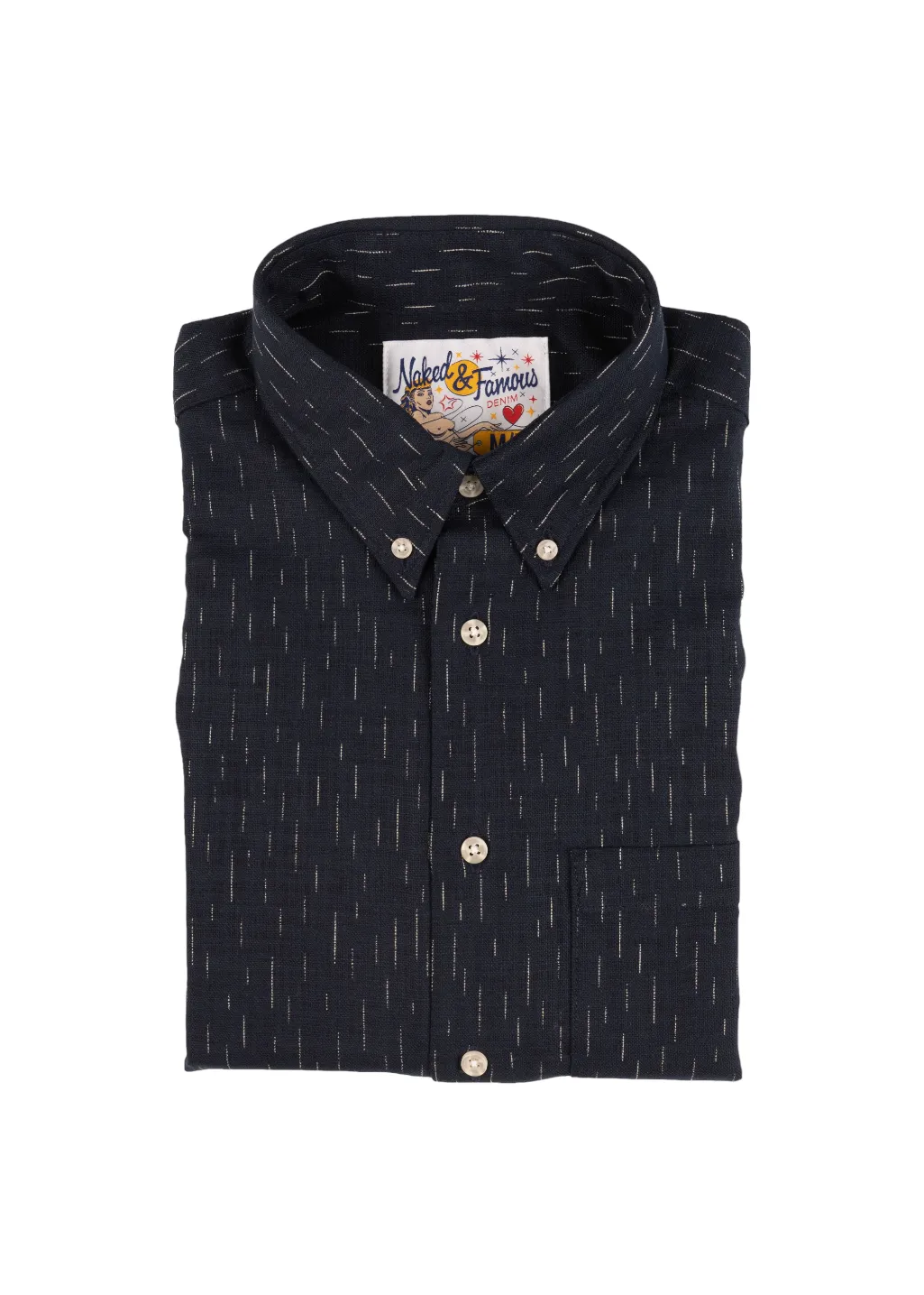 Naked & Famous Denim - Easy Shirt - Kimono Print - Rain