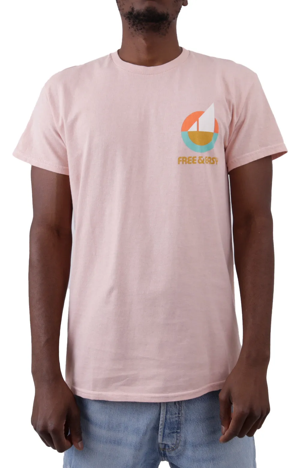 Peach Vintage Sailing Tee