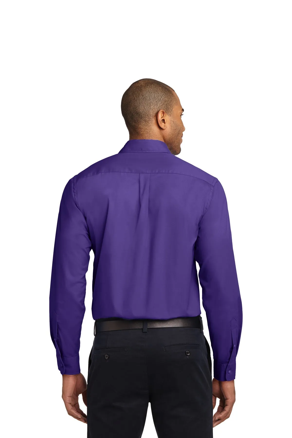 Port Authority Extended Size Easy Care Custom Shirts, Purple/Light Stone