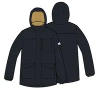 Rainier Waterproof Parka - Black