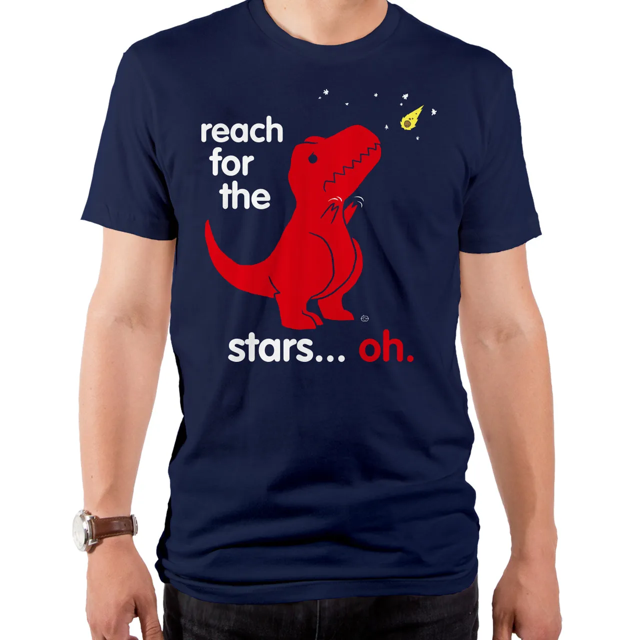 Reach For The Stars Dino Men's T-Shirt