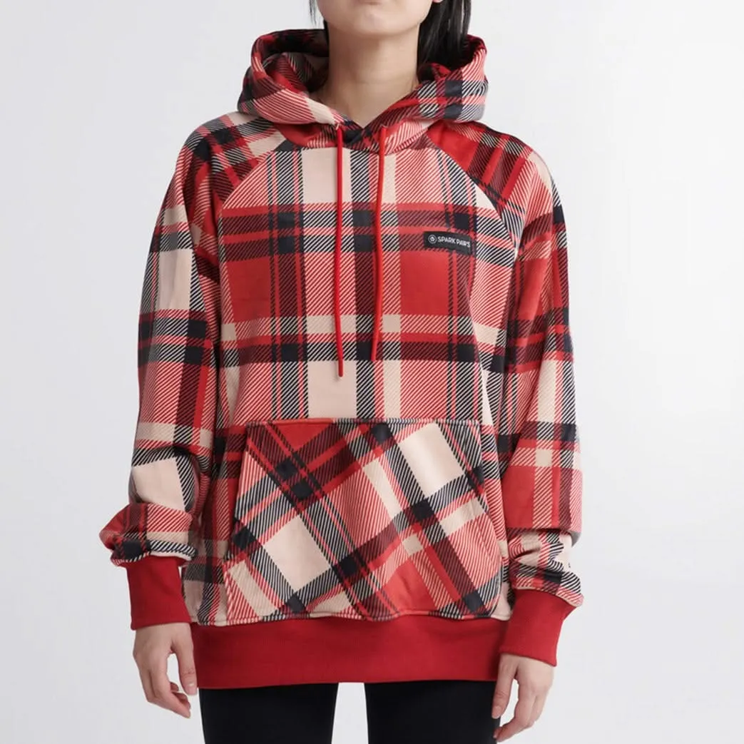 Red Plaid Human Hoodie