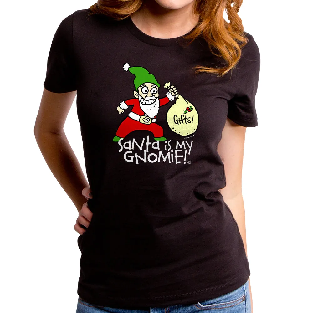 Santa Is My Gnomie Women's T-Shirt