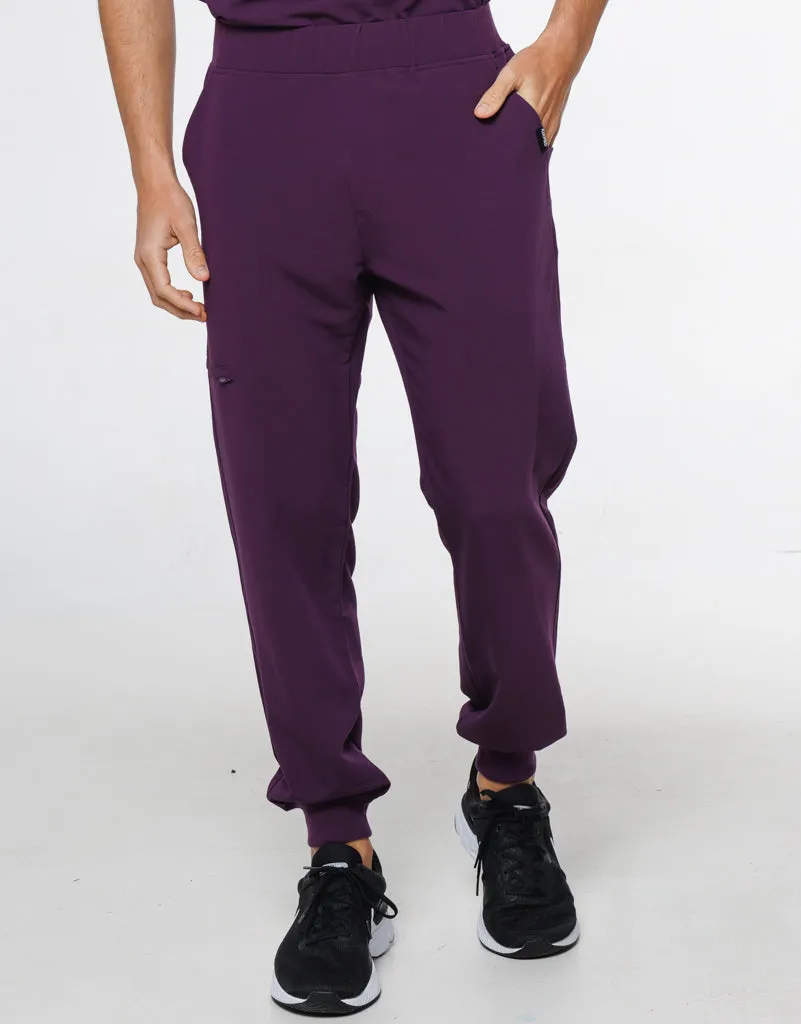 Signature Jogger Pants - Eggplant