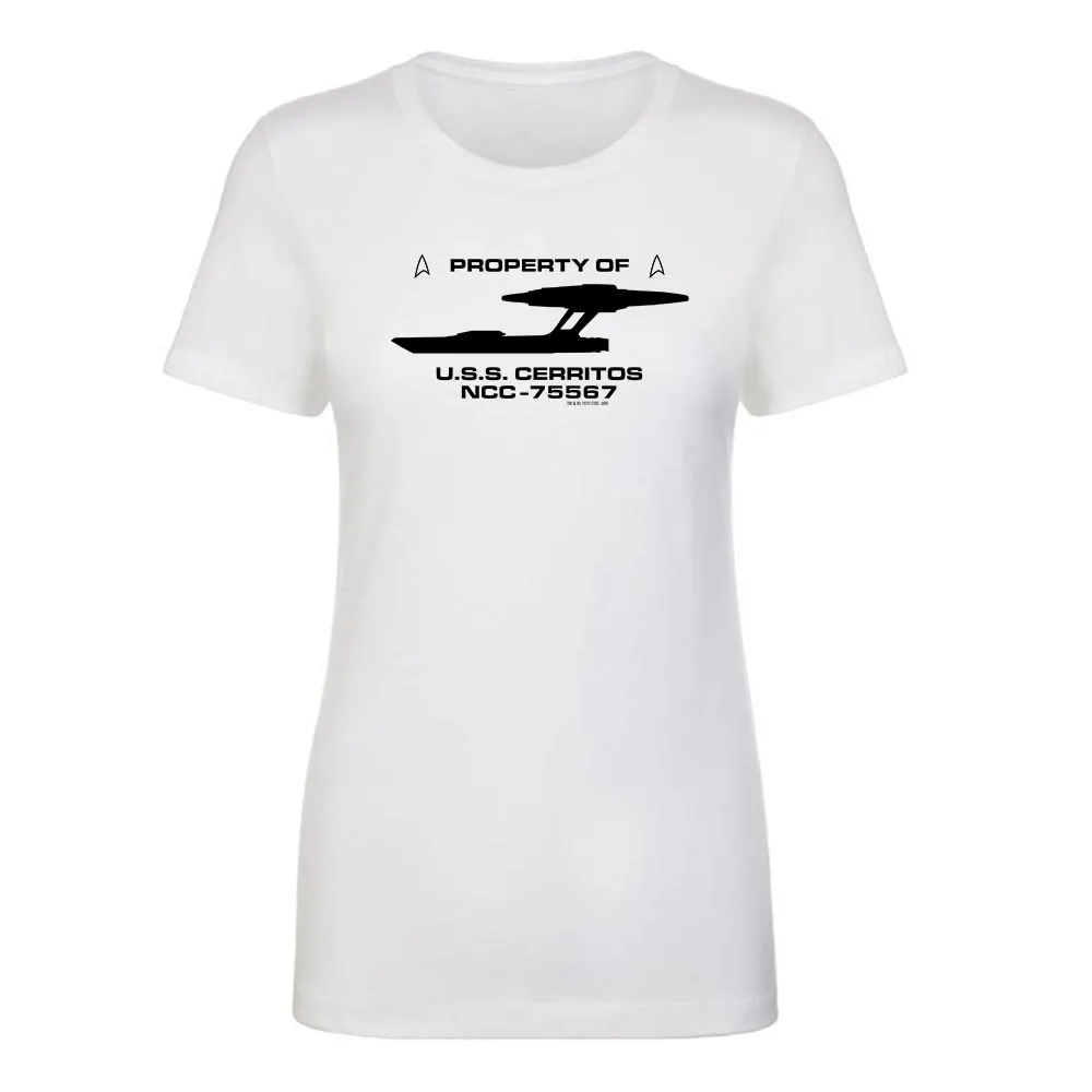 Star Trek: Lower Decks Property Of Women's Short Sleeve T-Shirt