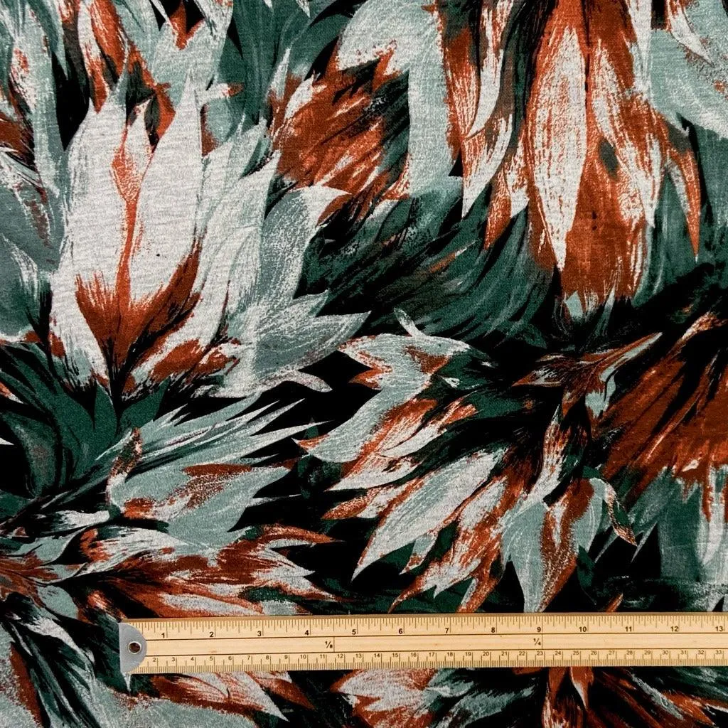 Tropical Blooms Digital Modal-Touch Jersey Fabric