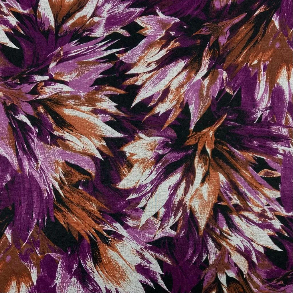 Tropical Blooms Digital Modal-Touch Jersey Fabric