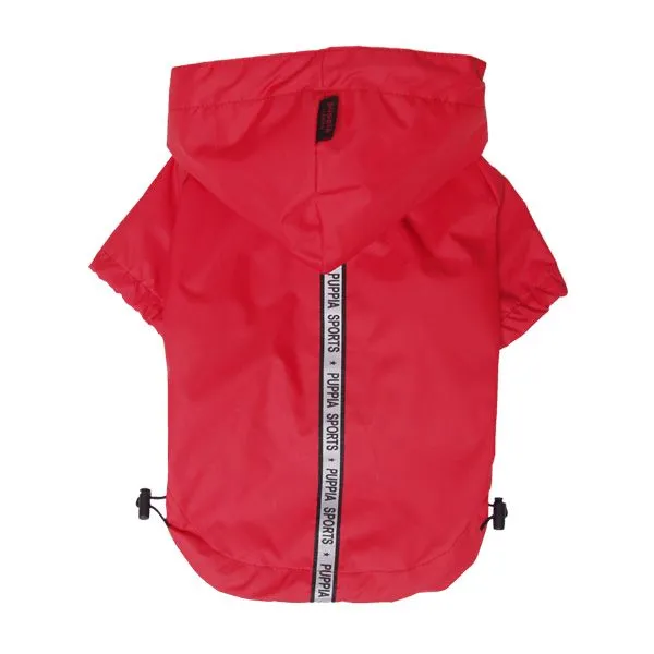 waterproof base rain coat - red