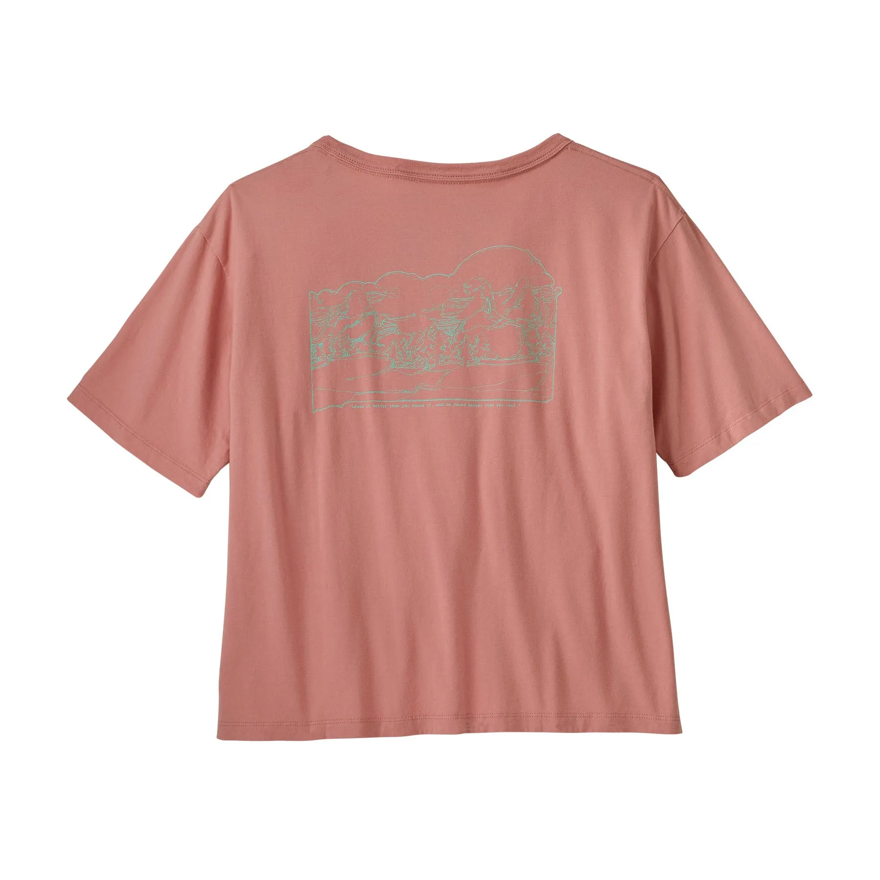 Womens Lost and Found Organic Easy Cut Pocket Tee - Sale