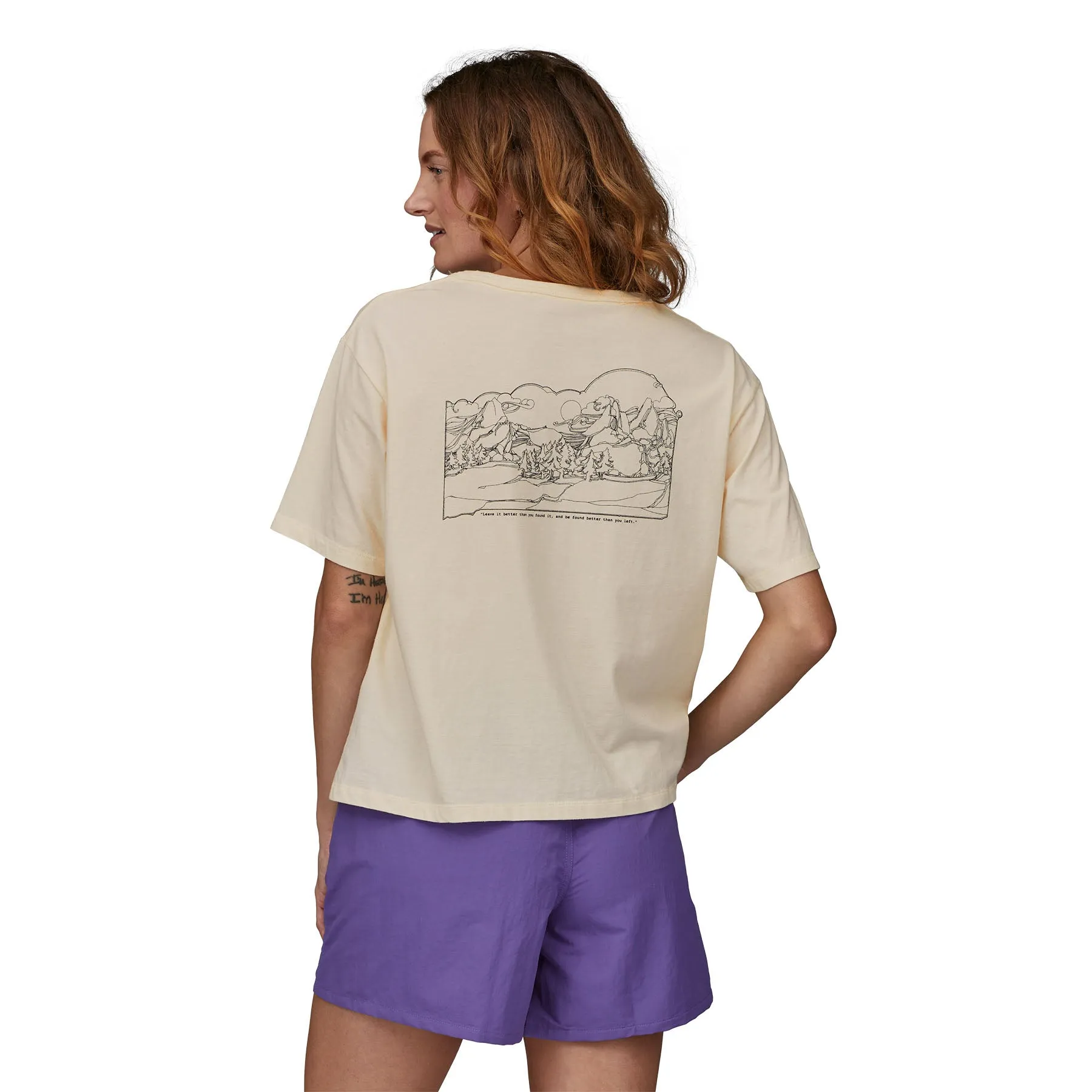 Womens Lost and Found Organic Easy Cut Pocket Tee - Sale