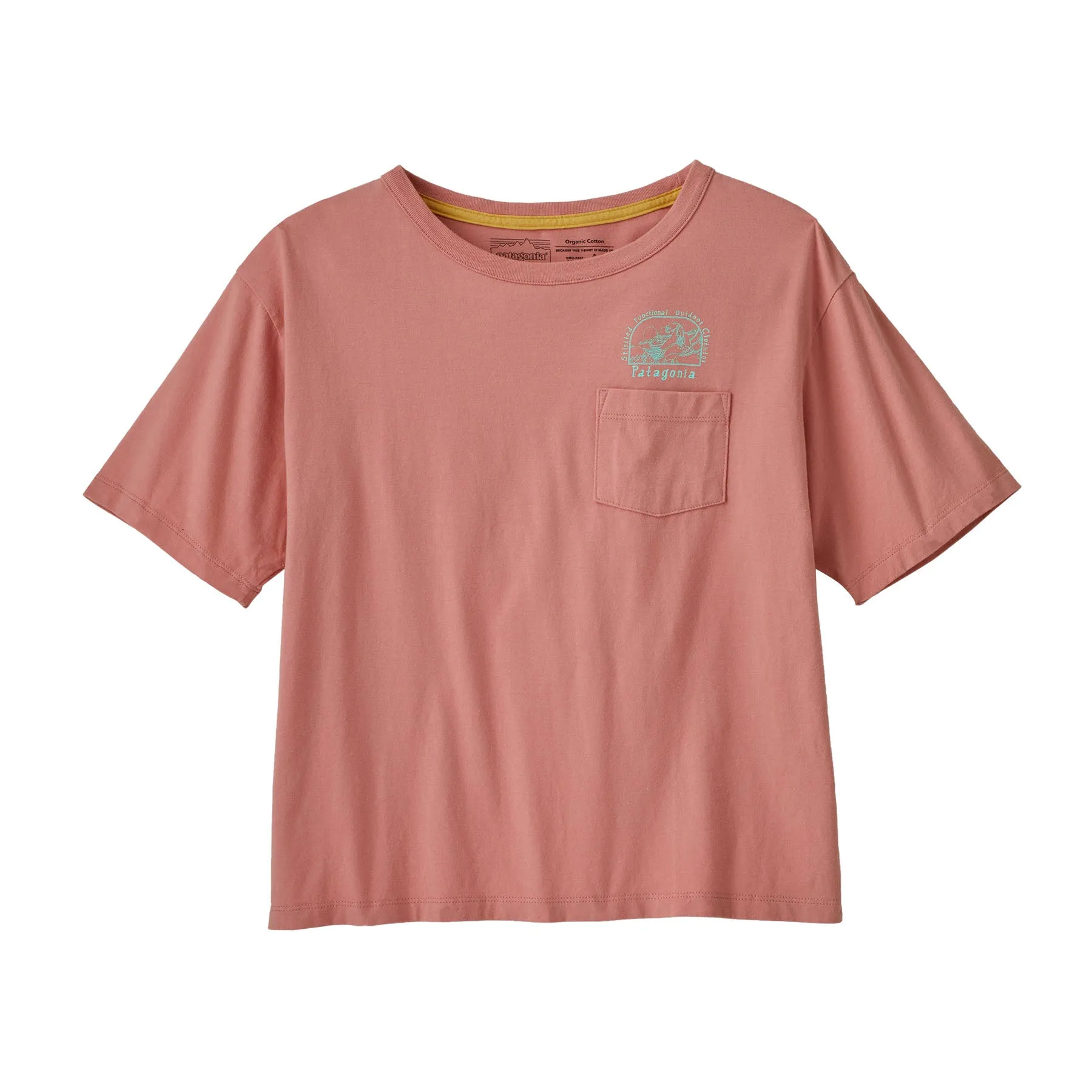 Womens Lost and Found Organic Easy Cut Pocket Tee - Sale