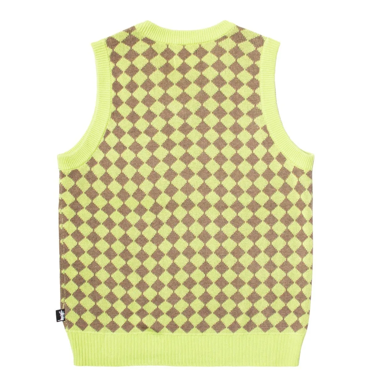 WOMEN'S MELANGE CHECKER SWEATER VEST