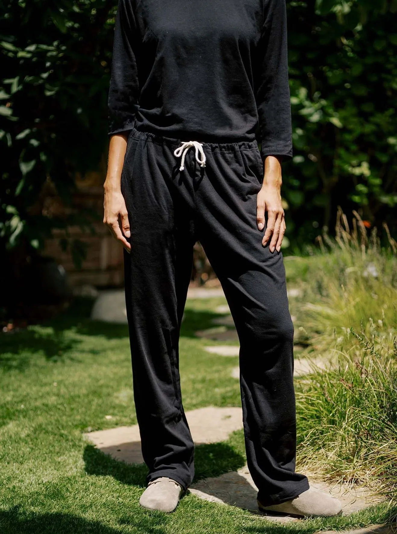 Women's Organic Lounge Pants - Black