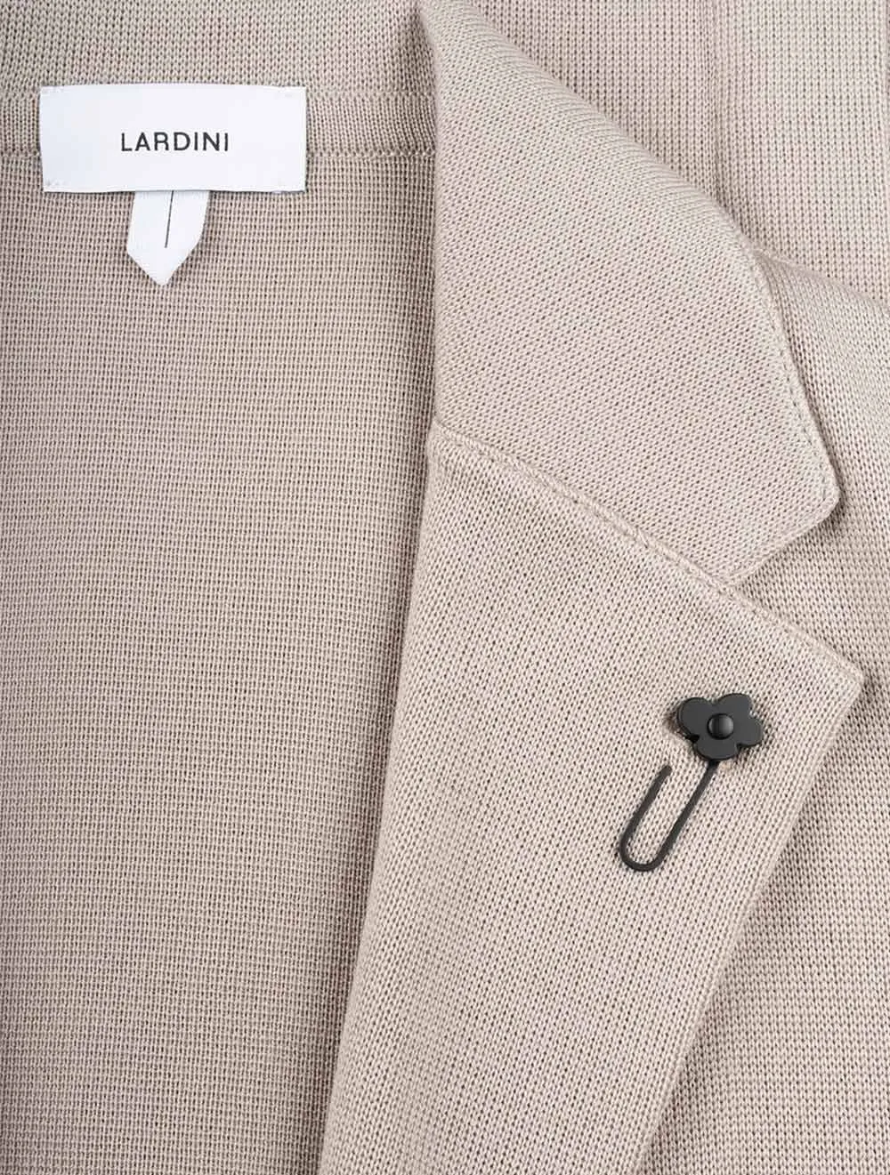 Wool Knit Jacket Beige