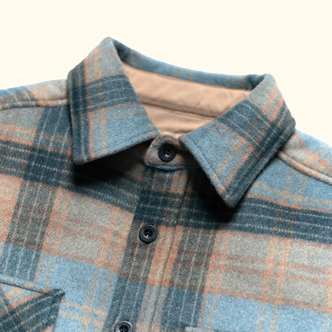 Yukon Wool Shirt Jac | Sky Valley Plaid