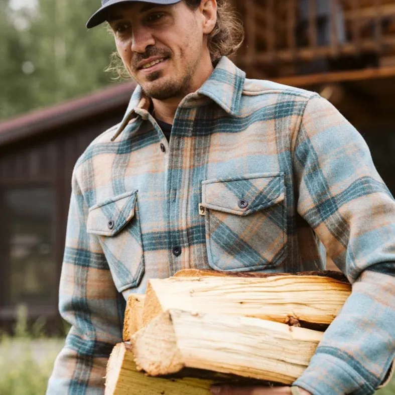 Yukon Wool Shirt Jac | Sky Valley Plaid